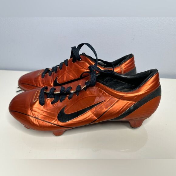 VTG Nike Mercurial Vapor II SG R9 Brazil Ronaldo 2000s Soccer Cleats Mens Sz 8 - Picture 3 of 7